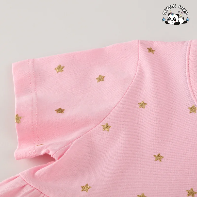 LEZONKIDS - 2024 Customization Dress Girls Dress Comfortable Colorful Cartoon Girls Dress for Kids